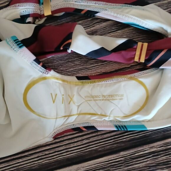 VIX PAULA HERMANNY SWIMWEAR BOTTOMS VINTAGE GRAPHIC PRINT SIZE L NEW W TAGS - Picture 8 of 8